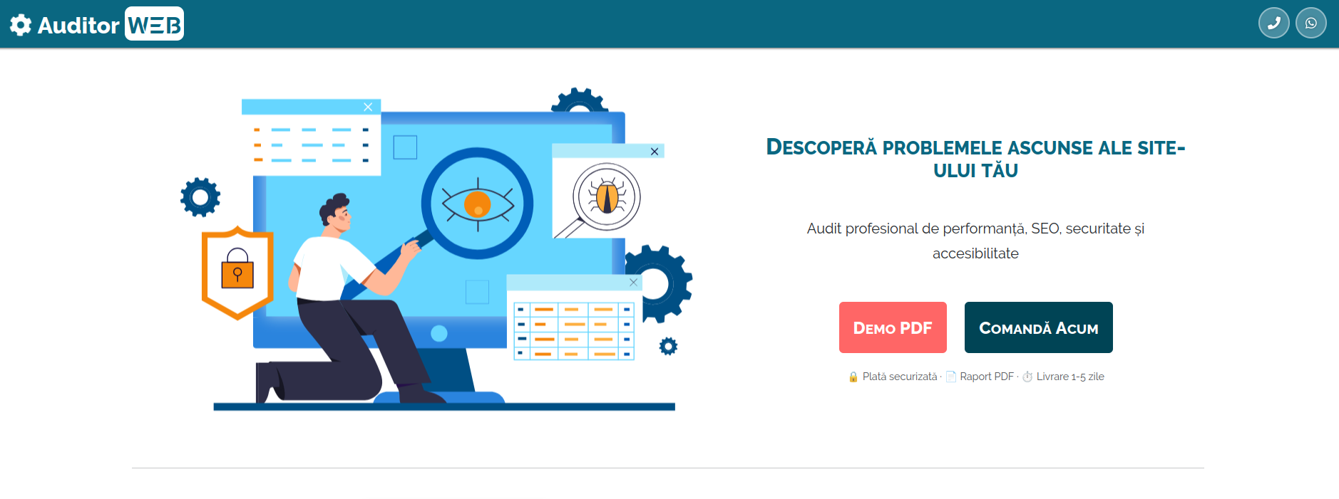 Descoperă problemele ascunse ale site-ului tău cu AuditorWeb 
